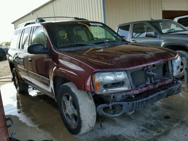 1GNES16S946190051 - 2004 CHEVROLET TRAILBLAZE MAROON photo 1