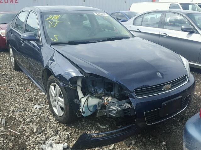 2G1WB57K691221637 - 2009 CHEVROLET IMPALA LS BLUE photo 1