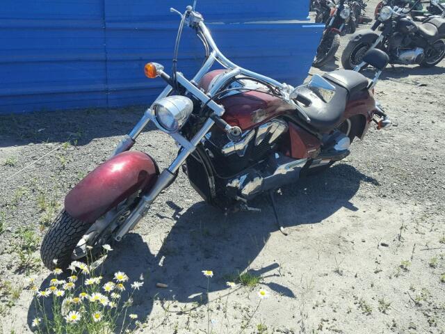 JH2SC6601AK001438 - 2010 HONDA VT1300 CR BURGUNDY photo 2