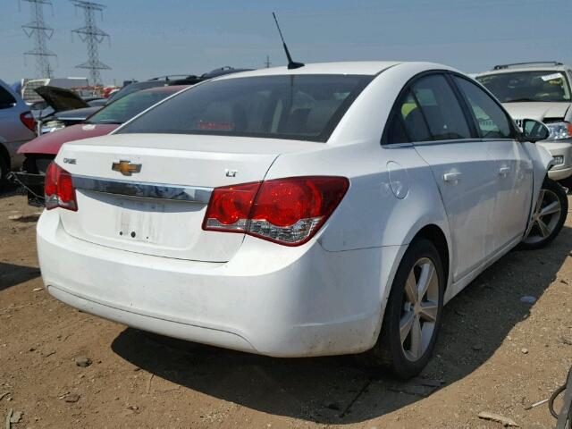 1G1PE5SB9E7119443 - 2014 CHEVROLET CRUZE LT WHITE photo 4