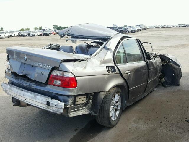 WBADT43493G028807 - 2003 BMW 525 GRAY photo 4