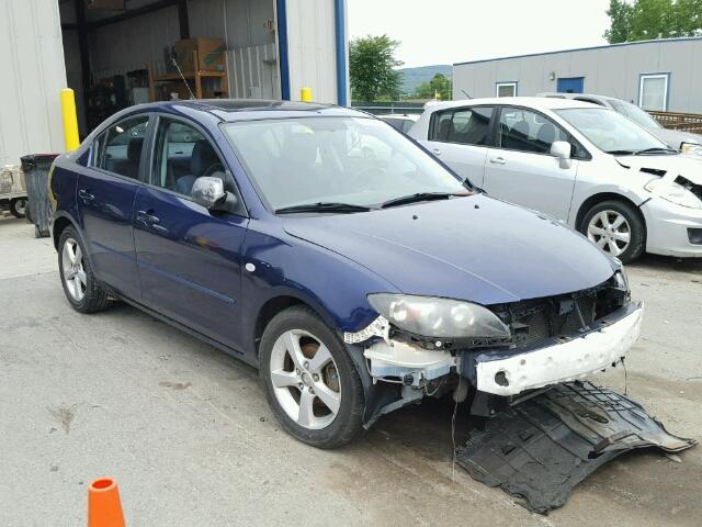 JM1BK12F741152237 - 2004 MAZDA 3 I BLUE photo 1