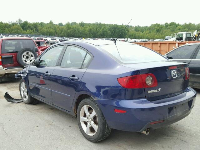 JM1BK12F741152237 - 2004 MAZDA 3 I BLUE photo 3