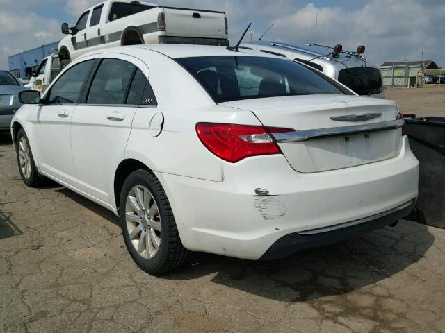 1C3CCBBBXCN176631 - 2012 CHRYSLER 200 TOURIN WHITE photo 3