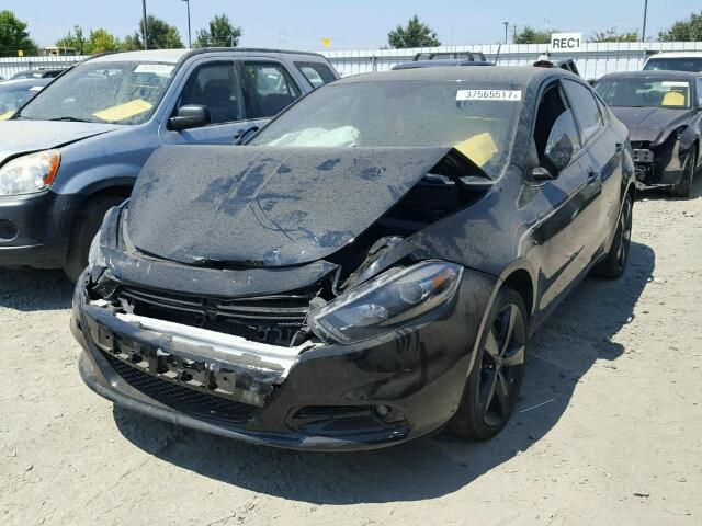 1C3CDFBB7FD390572 - 2015 DODGE DART SXT BLACK photo 2