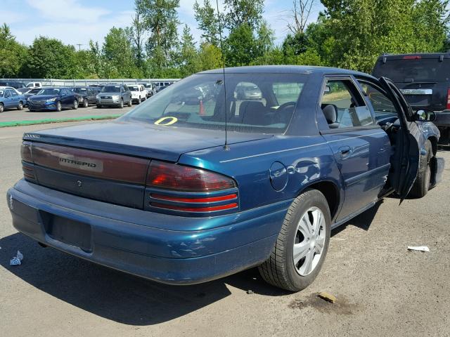 2B3HD46T2VH687387 - 1997 DODGE INTREPID TURQUOISE photo 4