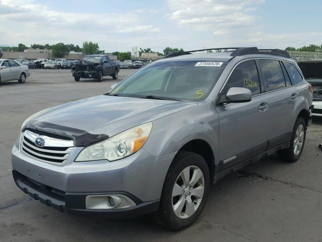 4S4BRBBC5A3320847 - 2010 SUBARU OUTBACK 2. GRAY photo 2