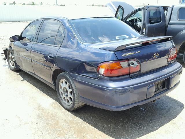 1G1NE52J0X6253135 - 1999 CHEVROLET MALIBU LS 蓝色 照片 3