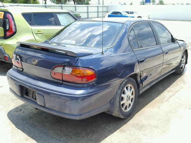 1G1NE52J0X6253135 - 1999 CHEVROLET MALIBU LS 蓝色 照片 4