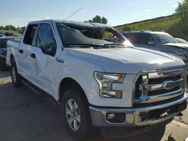 1FTEW1EF3FKD37797 - 2015 FORD F150 SUPER WHITE photo 1