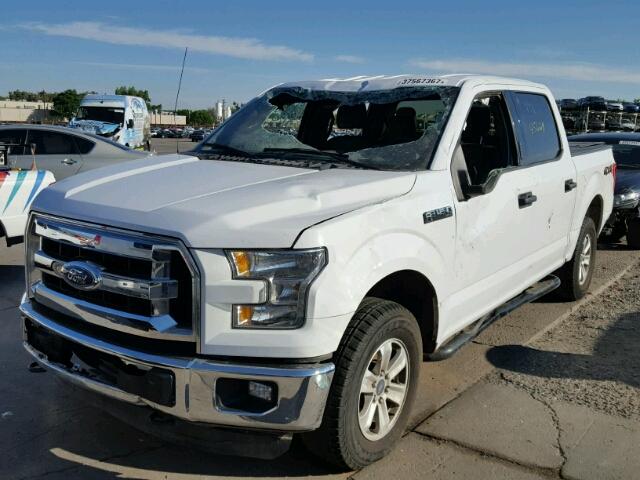 1FTEW1EF3FKD37797 - 2015 FORD F150 SUPER WHITE photo 2