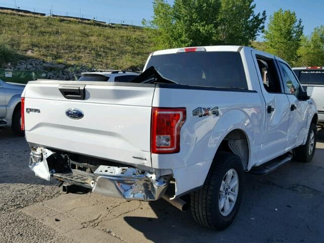 1FTEW1EF3FKD37797 - 2015 FORD F150 SUPER WHITE photo 4