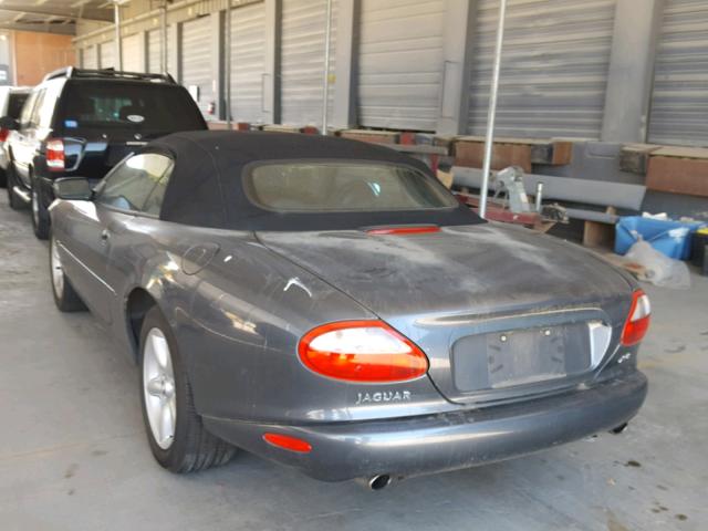 SAJGX2040XC038010 - 1999 JAGUAR XK8 GRAY photo 3