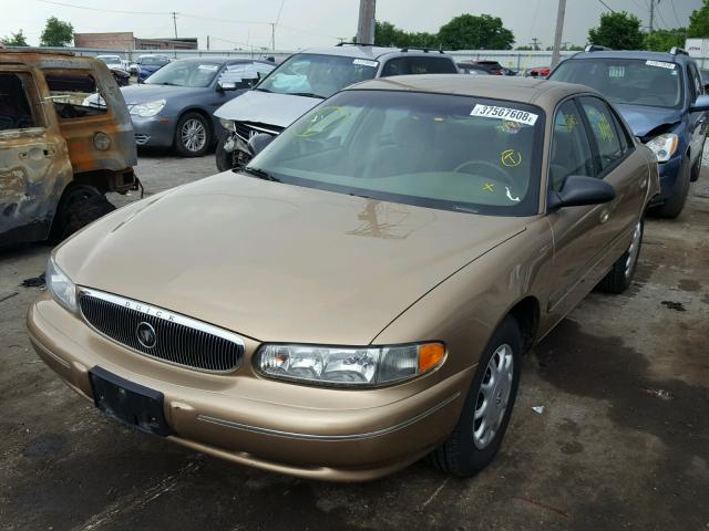 2G4WS52JX11318684 - 2001 BUICK CENTURY CU GOLD photo 2