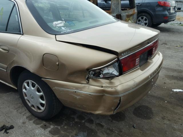 2G4WS52JX11318684 - 2001 BUICK CENTURY CU GOLD photo 9