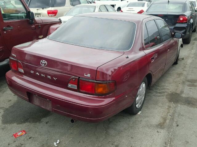 4T1BG12K8TU808548 - 1996 TOYOTA CAMRY DX/L RED photo 4