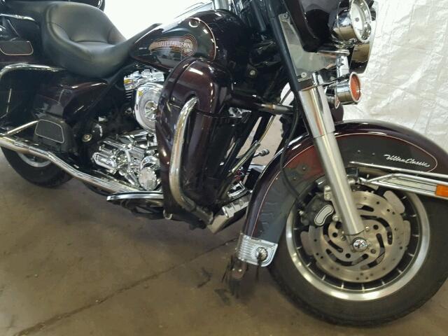 1HD1FCW125Y643414 - 2005 HARLEY-DAVIDSON FLHTCUI Бордовый фото 10
