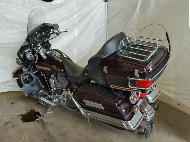 1HD1FCW125Y643414 - 2005 HARLEY-DAVIDSON FLHTCUI Бордовый фото 3