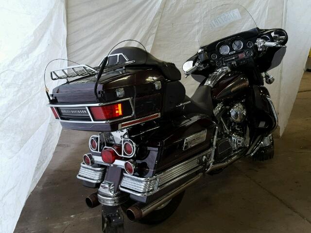 1HD1FCW125Y643414 - 2005 HARLEY-DAVIDSON FLHTCUI Бордовый фото 4