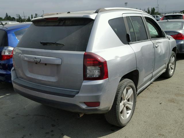 1C4NJDBB5GD780105 - 2016 JEEP COMPASS SP SILVER photo 4