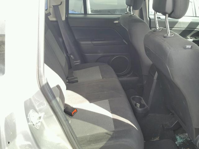 1C4NJDBB5GD780105 - 2016 JEEP COMPASS SP SILVER photo 6