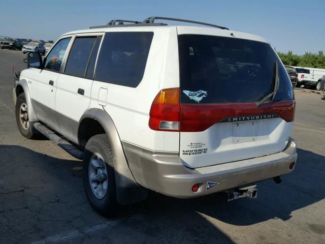 JA4MT31P7VP019398 - 1997 MITSUBISHI MONTERO SP WHITE photo 3