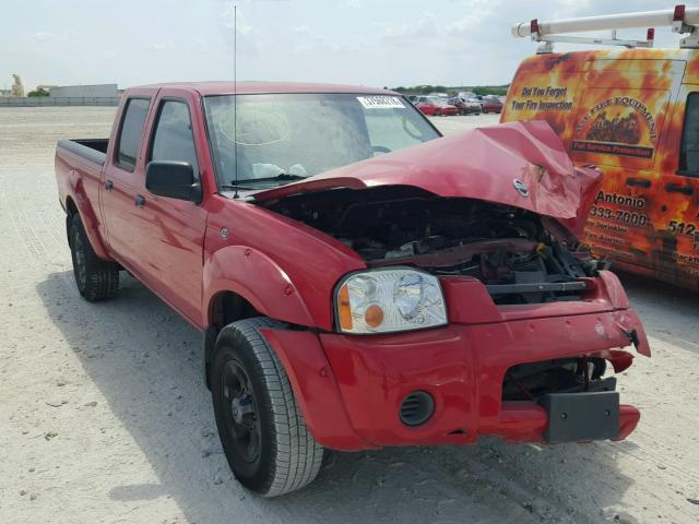 1N6ED29X44C444408 - 2004 NISSAN FRONTIER C RED photo 1