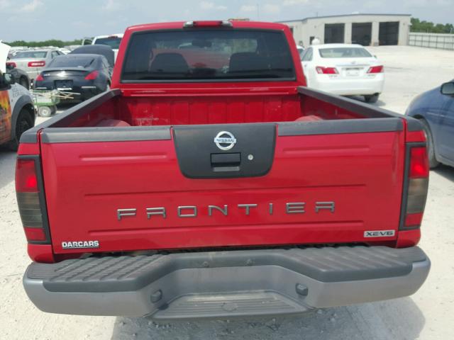 1N6ED29X44C444408 - 2004 NISSAN FRONTIER C RED photo 6