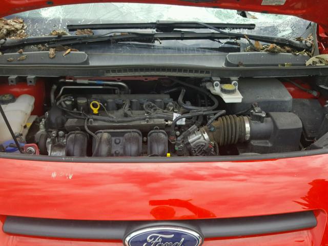 NM0LS7E76H1295162 - 2017 FORD TRANSIT CO RED photo 7