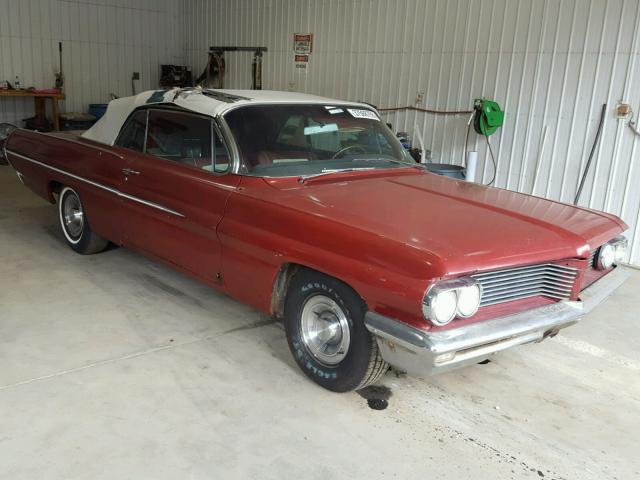 362W8388 - 1962 PONTIAC CATALINA BURGUNDY photo 1