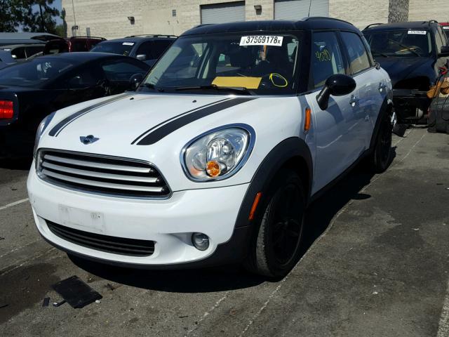 WMWZB3C55EWR40399 - 2014 MINI COOPER COU WHITE photo 2