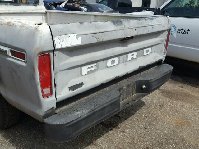 F15GPFA4847 - 1979 FORD F-150 SILVER photo 10