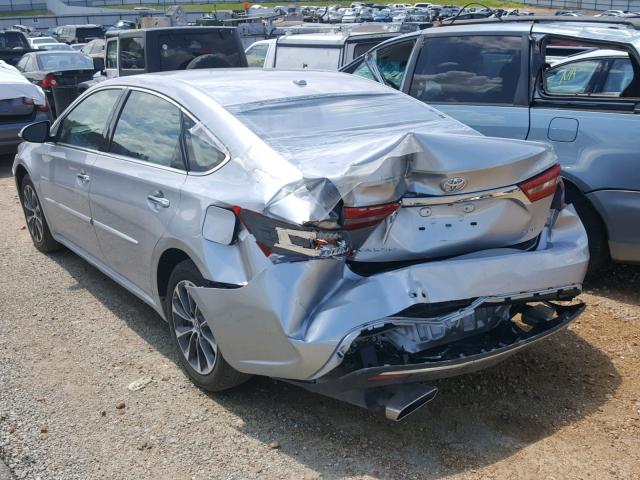 4T1BK1EB5HU247100 - 2017 TOYOTA AVALON XLE SILVER photo 3