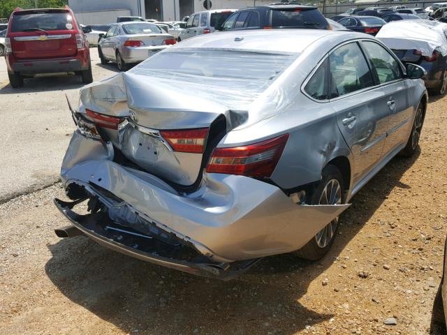 4T1BK1EB5HU247100 - 2017 TOYOTA AVALON XLE SILVER photo 4