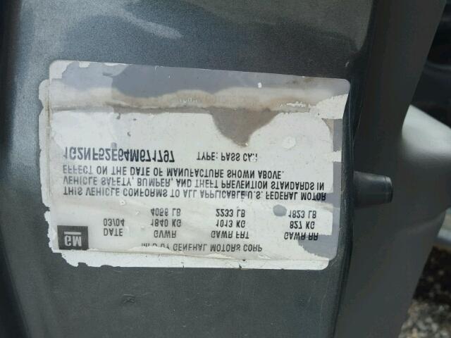 1G2NF52E64M671797 - 2004 PONTIAC GRAND AM S Boz foto 10