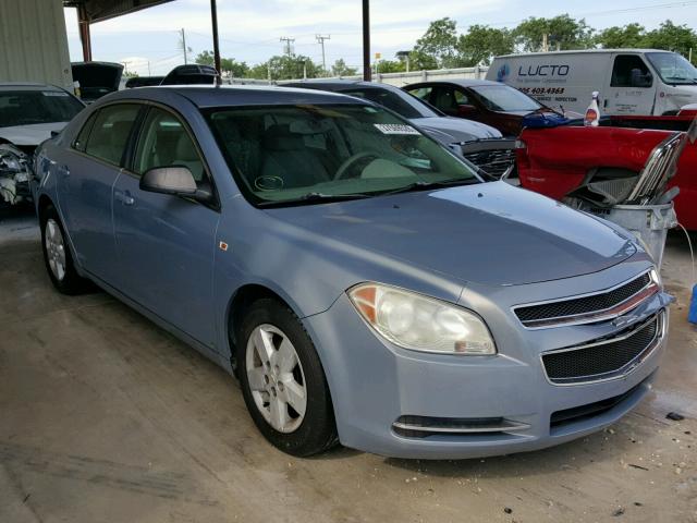 1G1ZG57B28F171454 - 2008 CHEVROLET MALIBU LS BLUE photo 1