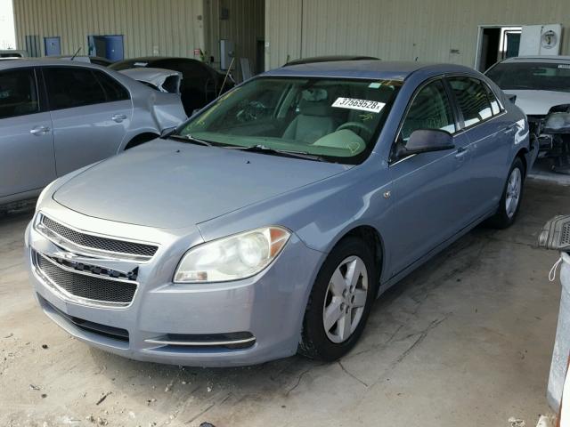 1G1ZG57B28F171454 - 2008 CHEVROLET MALIBU LS BLUE photo 2