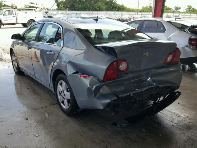 1G1ZG57B28F171454 - 2008 CHEVROLET MALIBU LS BLUE photo 3