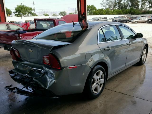 1G1ZG57B28F171454 - 2008 CHEVROLET MALIBU LS BLUE photo 4
