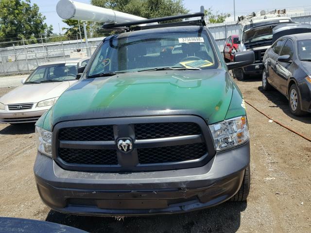 1C6RR6FT7HS752075 - 2017 RAM 1500 ST GREEN photo 9