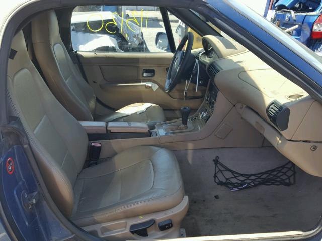 4USCH9349YLF84253 - 2000 BMW Z3 2.3 BLUE photo 5