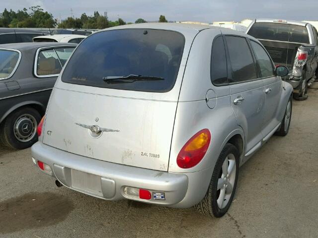 3C4FY78G73T576298 - 2003 CHRYSLER PT CRUISER SILVER photo 4