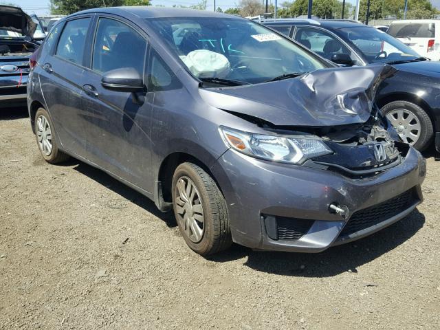 3HGGK5H52FM732014 - 2015 HONDA FIT LX GRAY photo 1