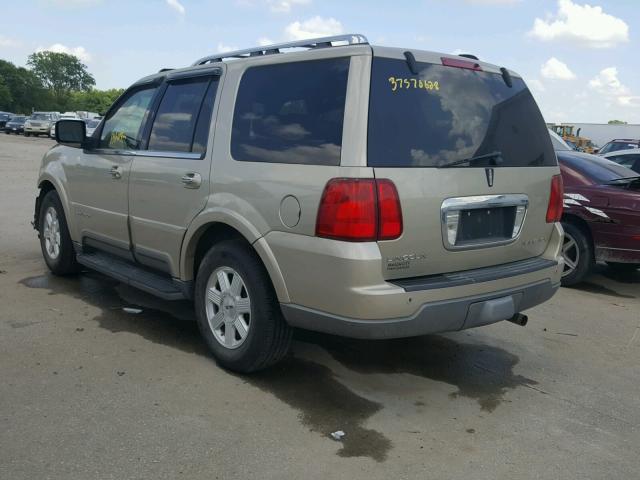 5LMFU28R84LJ16296 - 2004 LINCOLN NAVIGATOR TAN photo 3