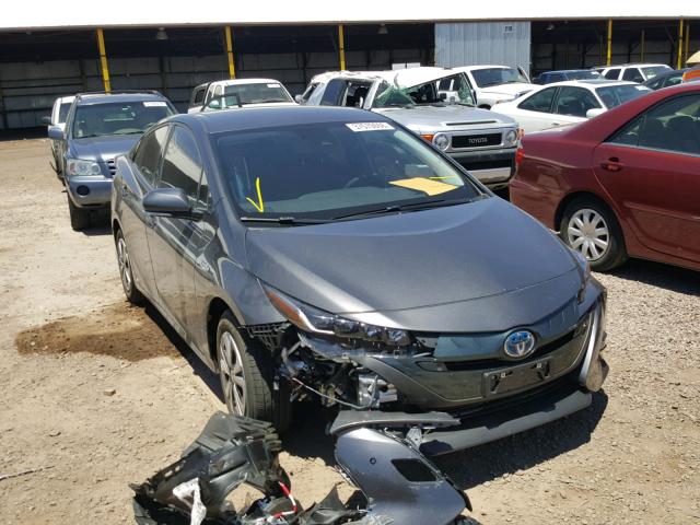 JTDKARFP9H3003326 - 2017 TOYOTA PRIUS PRIM ნაცრისფერი ფოტო 1