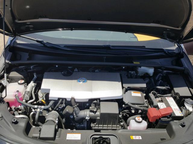 JTDKARFP9H3003326 - 2017 TOYOTA PRIUS PRIM ნაცრისფერი ფოტო 7