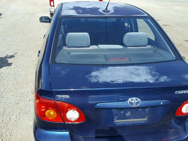 1NXBR32E93Z088404 - 2003 TOYOTA COROLLA CE BLUE photo 9