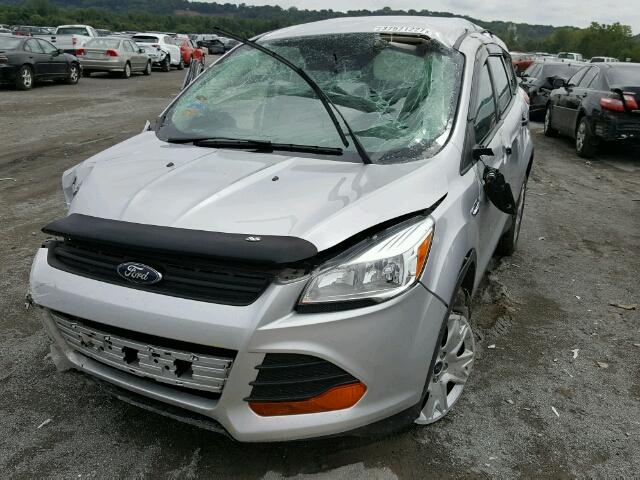 1FMCU0F70EUB98192 - 2014 FORD ESCAPE SILVER photo 2