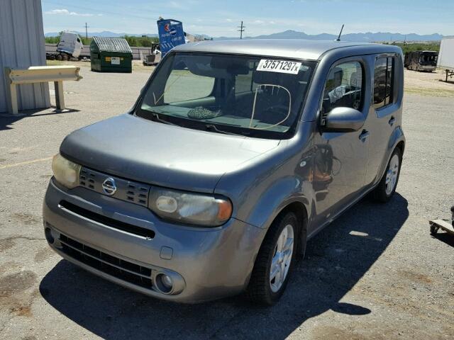 JN8AZ2KR8AT159273 - 2010 NISSAN CUBE BASE GRAY photo 2