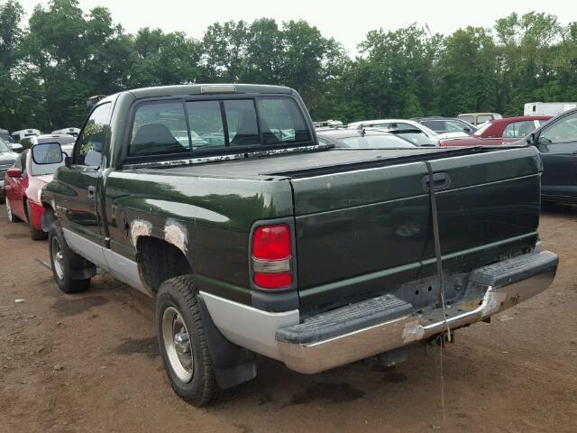 1B7HF16Z2TS628017 - 1996 DODGE RAM 1500 GREEN photo 3